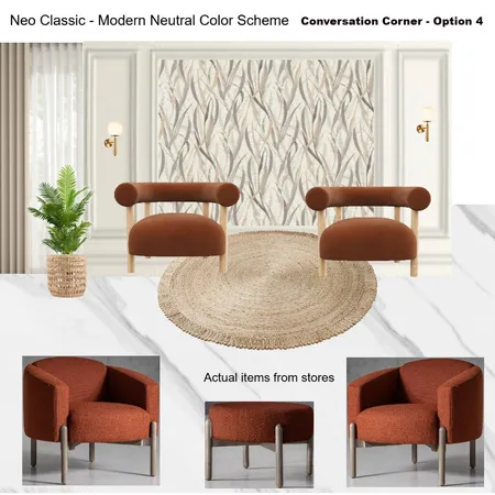 Conversation Corner Option 4 Interior Design Mood Board by Asma Murekatete on Style Sourcebook