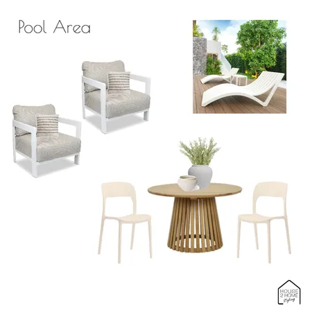 Pool Area - Golden Interior Design Mood Board by House 2 Home Styling on Style Sourcebook