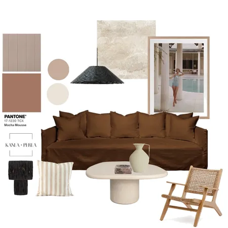 Mocha Mousse--Pantone Colour of 2025 Interior Design Mood Board by K A N L A    P E R L A on Style Sourcebook