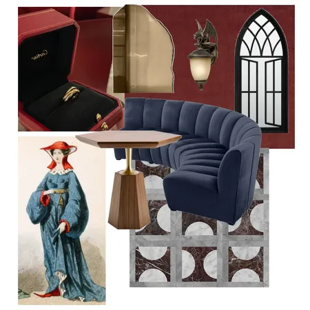 Gothic restourant 2 Interior Design Mood Board by Gacenkoda on Style Sourcebook