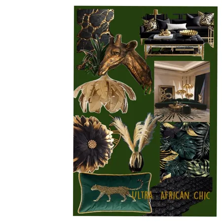 Ultra African Chic 2 Interior Design Mood Board by phiphine on Style Sourcebook
