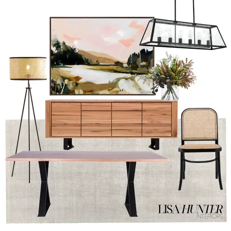 Modern Transitional- Dining Room Interior Design Mood Board by Lisa Hunter Interiors on Style Sourcebook