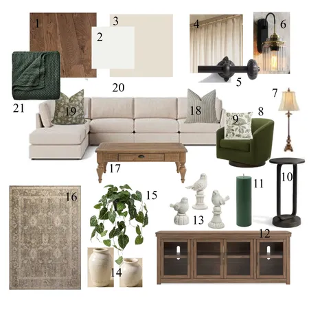 Living Room Interior Design Mood Board by LEAHRT on Style Sourcebook