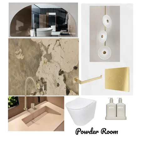 Casa Bianca Powder Room Integrated Basin Interior Design Mood Board by Sheilzy on Style Sourcebook