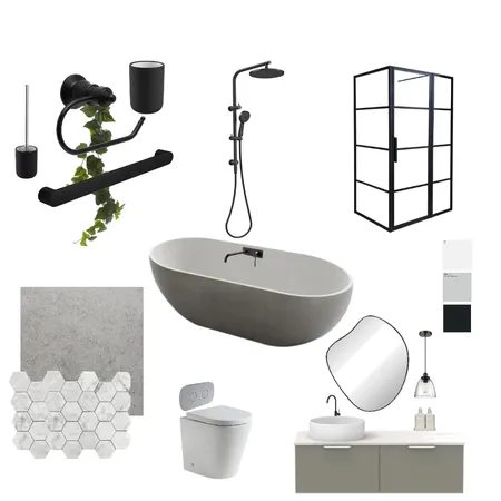 BATHROOM Interior Design Mood Board by Atyaf on Style Sourcebook