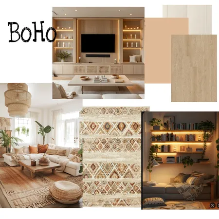 Mahoney's Living Room - BoHo Interior Design Mood Board by nerolie_10@hotmail.com on Style Sourcebook