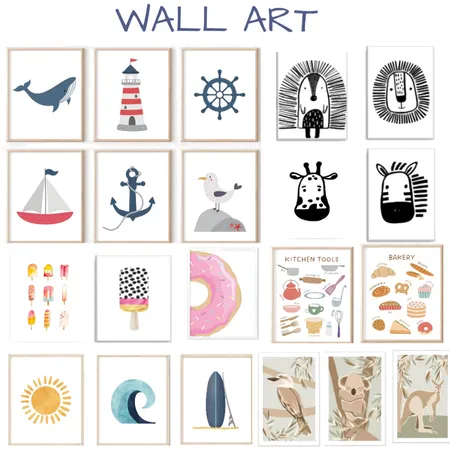 EmLeo Wall Art Interior Design Mood Board by Whitehaven Interiors on Style Sourcebook