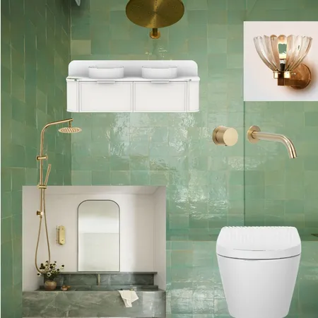 Main Bathroom Interior Design Mood Board by stokmankate on Style Sourcebook