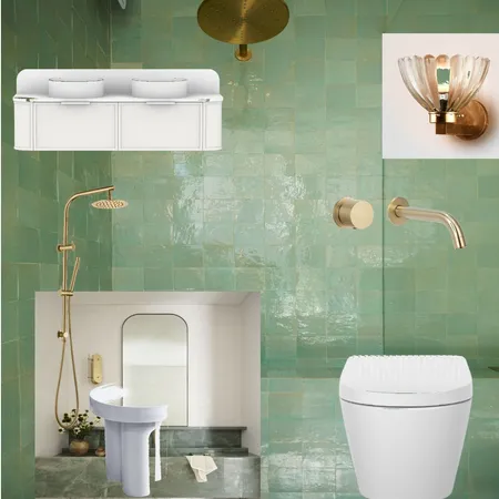 Main Bathroom Interior Design Mood Board by stokmankate on Style Sourcebook