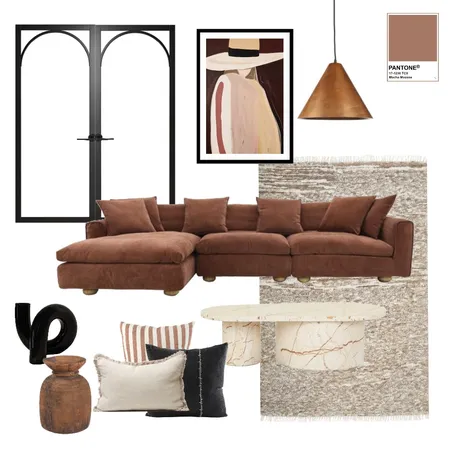 Mocha Mousse Inspired Interior Design Mood Board by Rocky Cove Interiors on Style Sourcebook