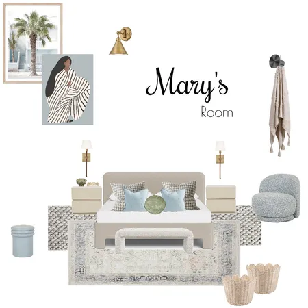 Bedroom Interior Design Mood Board by Anassa Vass on Style Sourcebook