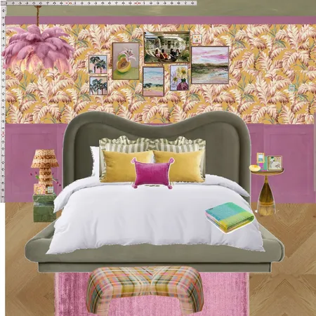 Old Hollywood Bedroom Wall Interior Design Mood Board by dl2407