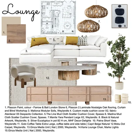Lounge Interior Design Mood Board by kgmakeupstars@gmail.com on Style Sourcebook