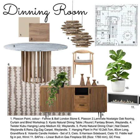 Dinning Room Interior Design Mood Board by kgmakeupstars@gmail.com on Style Sourcebook