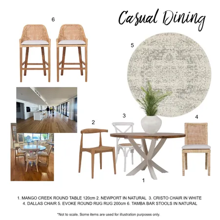 Casual Dining - The Beachfront Buddina Interior Design Mood Board by Oz Design Furniture on Style Sourcebook