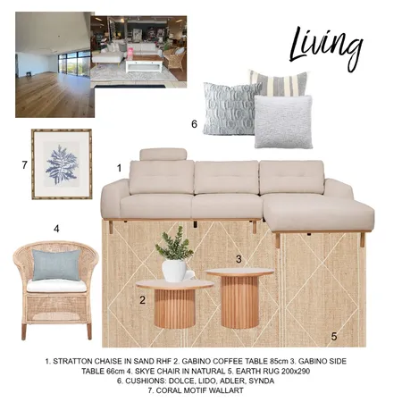 Living - The Beachfront Buddina Interior Design Mood Board by Oz Design Furniture on Style Sourcebook