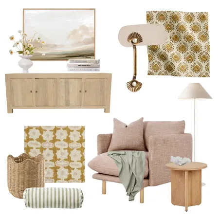 Blush living room Interior Design Mood Board by Vienna Rose Interiors on Style Sourcebook