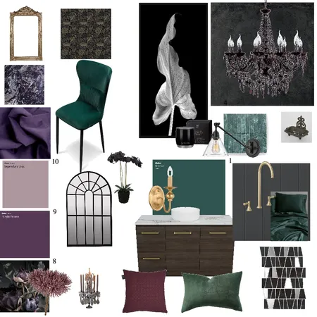 gothic mood board 3/ Interior Design Mood Board by d-a@live.com.au on Style Sourcebook