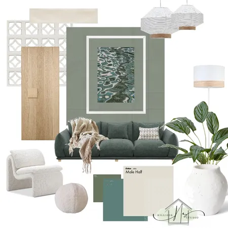 Green hues Interior Design Mood Board by TheMoodyBohemian on Style Sourcebook