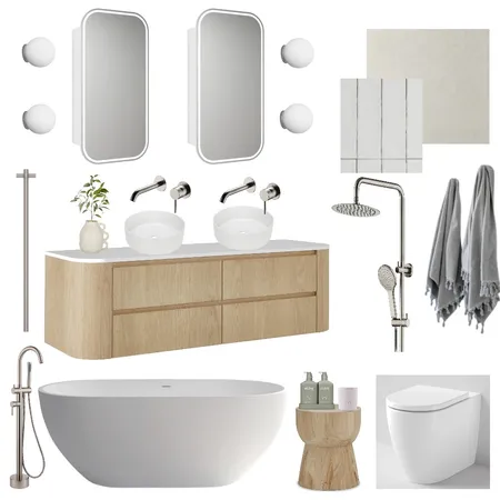 bathrioom Interior Design Mood Board by sianleach12@gmail.com
