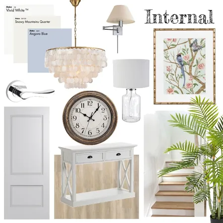Internal Interior Design Mood Board by SongbirdHouse