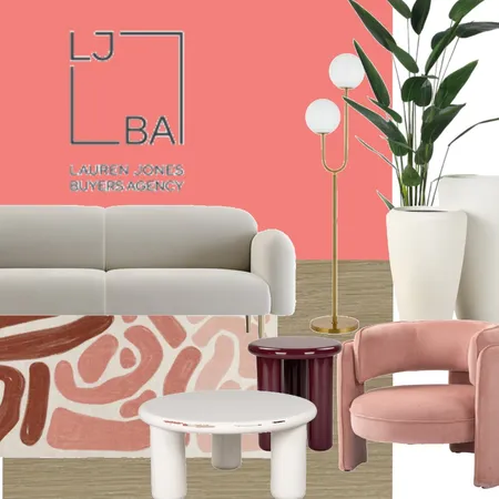 LJBA - PINK Interior Design Mood Board by sarahb on Style Sourcebook