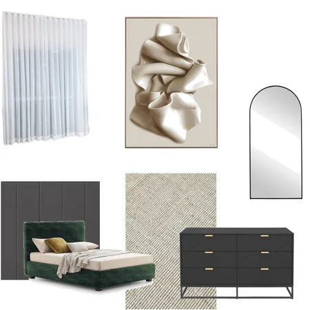 Moody Bedroom Interior Design Mood Board by jdarinteriors on Style Sourcebook