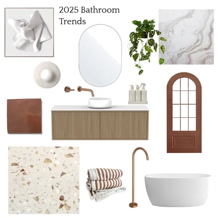 2025 Bathroom Trends Interior Design Mood Board by RhiannonT on Style Sourcebook