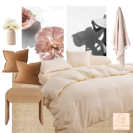 Soft Yellow & Pink Bedroom Interior Design Mood Board by The Webb House on Style Sourcebook
