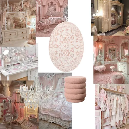 coquette Interior Design Mood Board by honeybunni on Style Sourcebook