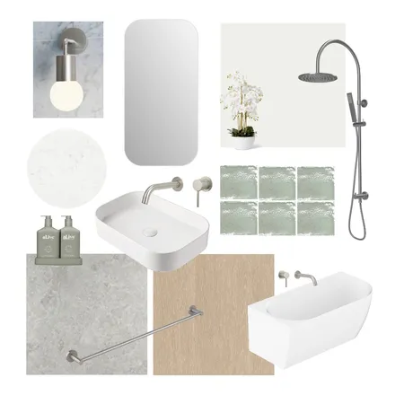 Project Zenn - Main Bathroom Interior Design Mood Board by Cotter Builders on Style Sourcebook