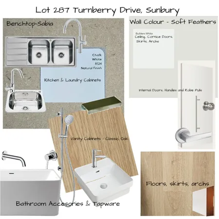 Lot 287 Turnberry  drive  Sunbury Interior Design Mood Board by Roberta B. on Style Sourcebook
