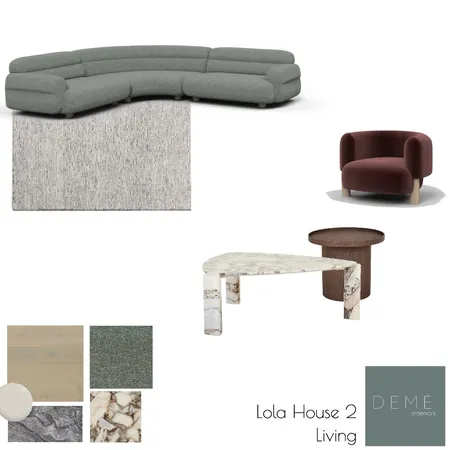 Lola House 2 Living Interior Design Mood Board by Demé Interiors on Style Sourcebook