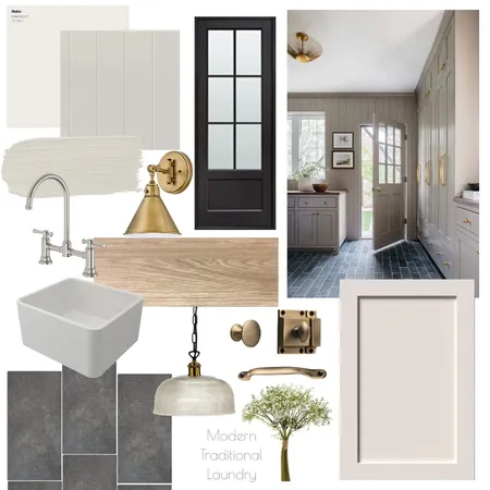 Modern Traditional Laundry Room Interior Design Mood Board by charm11 on Style Sourcebook