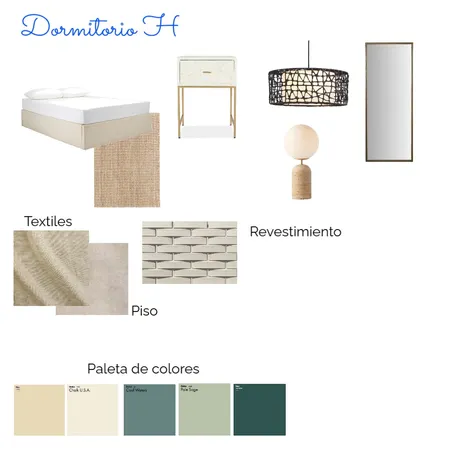 Dormitorio H Interior Design Mood Board by Isabela Meléndez on Style Sourcebook