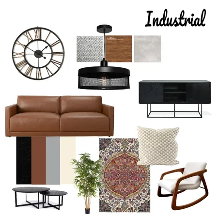 Industrial Interior Design Mood Board by anjcreativedesigns on Style Sourcebook