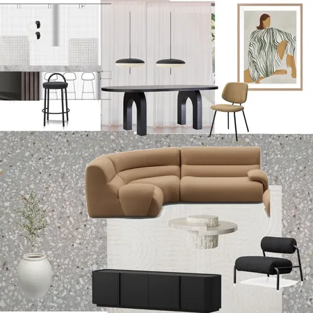 King living 1978 lounge sandstone Interior Design Mood Board by JessSib on Style Sourcebook