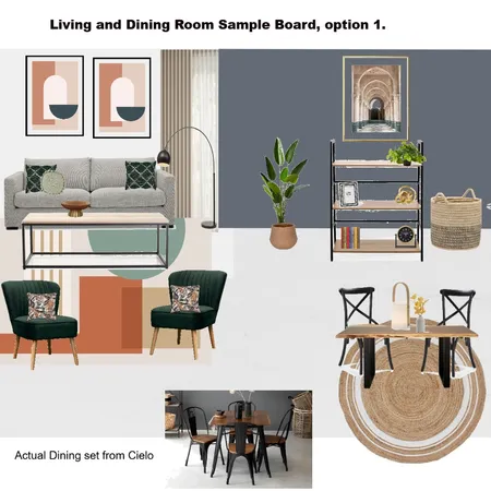 Uche's Living Room Mood board option 1 Interior Design Mood Board by Asma Murekatete on Style Sourcebook