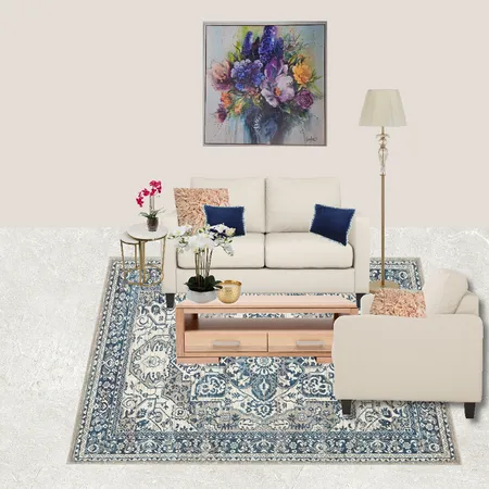 living room light wood gold accent Interior Design Mood Board by MM987 on Style Sourcebook
