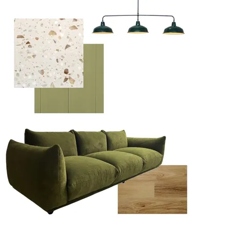 Green Living Room Interior Design Mood Board by CarolynQuanDesign on Style Sourcebook