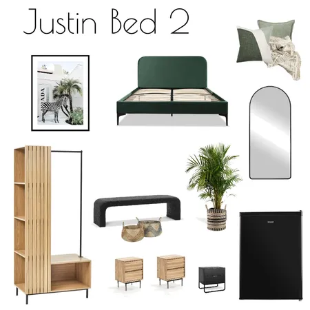 Justin Bed 2 Interior Design Mood Board by Style by Sisters