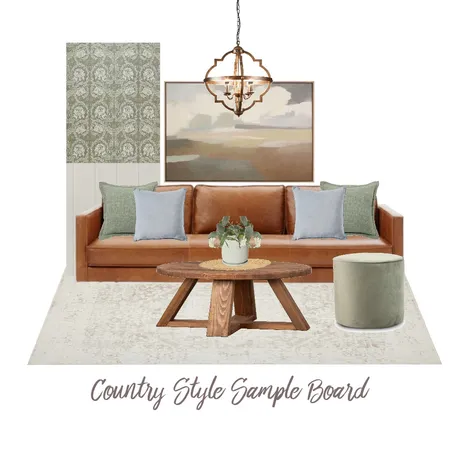country sample board Interior Design Mood Board by isabellefrost on Style Sourcebook
