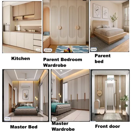 2BHK 1 Interior Design Mood Board by bhojmanali2804@gmail.com on Style Sourcebook