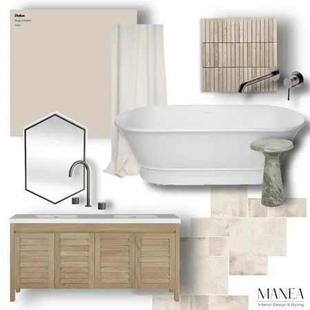 Bondi Bathroom Selections Interior Design Mood Board by Manea Interior Design & Styling on Style Sourcebook