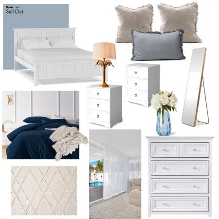 Charlotte's Hamptons room Interior Design Mood Board by TammyM on Style Sourcebook