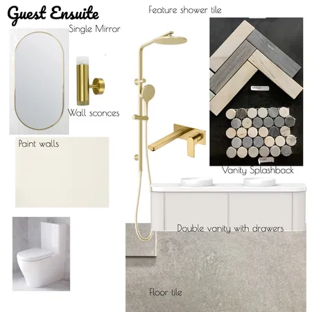 Guest Ensuite Interior Design Mood Board by chantelle.mardi@gmail.com on Style Sourcebook