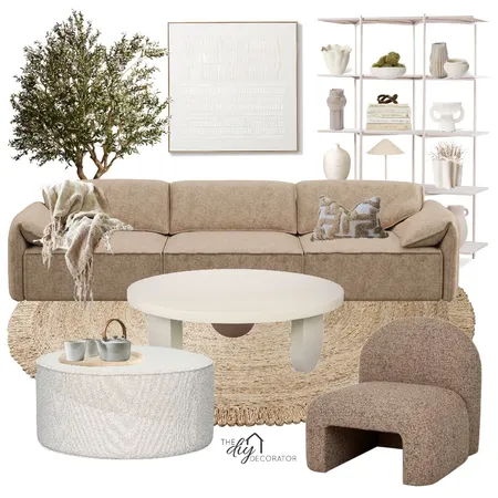 Neutrals Interior Design Mood Board by Thediydecorator