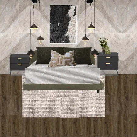 modern industrial bedroom Interior Design Mood Board by Lyah on Style Sourcebook