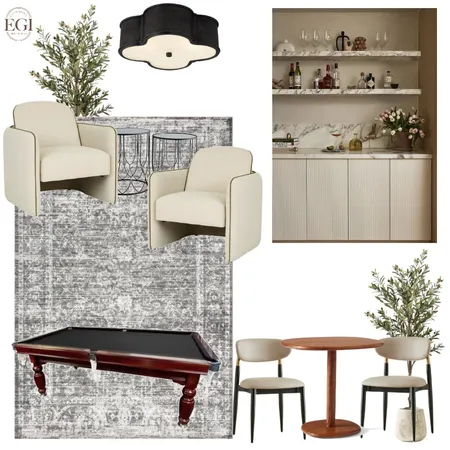 Spring Mountain Billiard's Room Interior Design Mood Board by Eliza Grace Interiors on Style Sourcebook