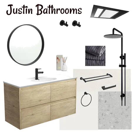 Justin Bathrooms Interior Design Mood Board by Style by Sisters